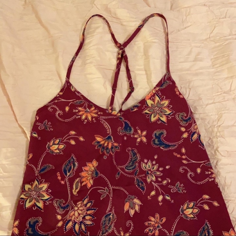 Red Hollister Tank